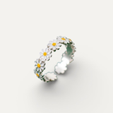 Silver Daisy Ring