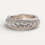 Vintage Silver Eternity Ring
