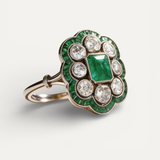 Vintage Ring with Emerald