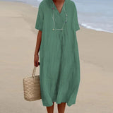 Quinley - Vintage-Inspired Women’s Lightweight Maxi Dress