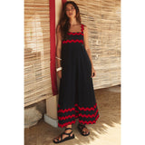Jovie - Sleeveless Floral Printed Loose Dress