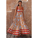 Jovie - Sleeveless Floral Printed Loose Dress