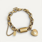 Thick Gold Bracelet