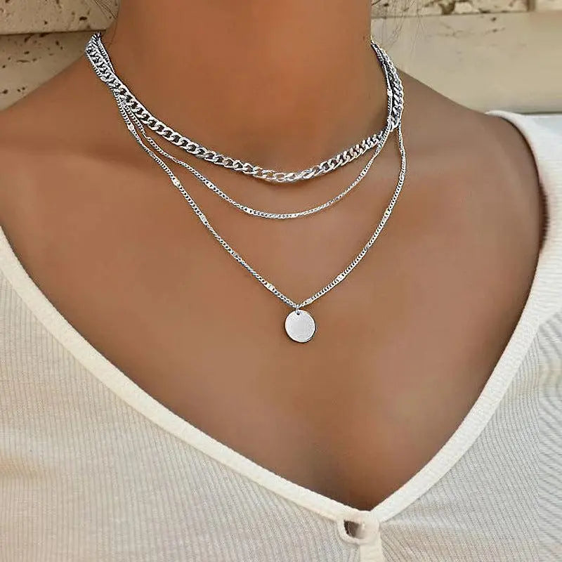 Gold-Plated and Silver-Plated Necklace