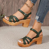 MELODIE | Braided Strap Platform Sandals