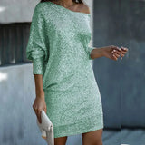 Clara – Elegant Textured Knit Dress