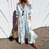 Caitlyn - Bohemian Puff Sleeve Maxi Dress