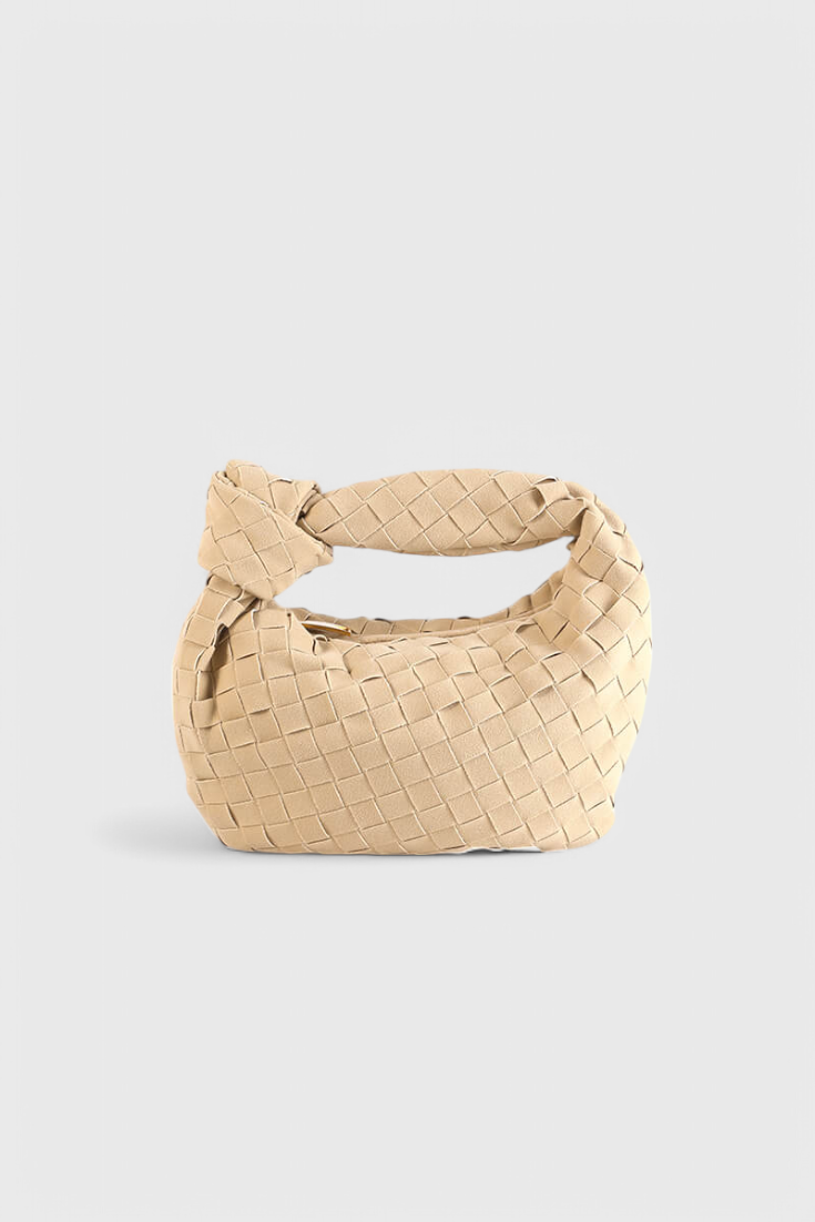 Remi Bolso Mini Woven con Detalle de Nudo