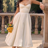 Minerva - Luxury Spaghetti Strap Princess Dress