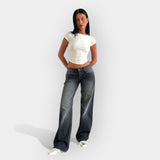 Low-Waist Denim