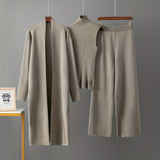 Camille | Modern Three-Piece Knit Set