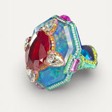 Vintage Multicolour Ring