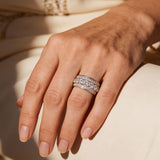 Vintage Silver Eternity Ring