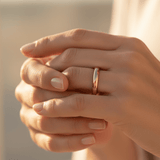 Simple Gold and Silver Ring