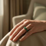 Gold Ring with Emerald