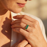 Gold Ring with Emerald