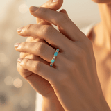 Platinum Ring with Heart-Shaped Opal and Diamond