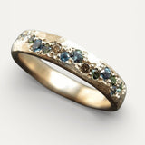 Vintage Colourful Gold Ring