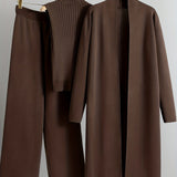Camille | Modern Three-Piece Knit Set
