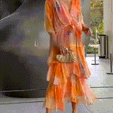 Nysa - Spring Floral Tiered Chiffon Dress