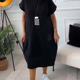 Cleo - Stylish Short Sleeved Dress