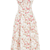 Oakley - Elegant French Style Belted Strap Dress