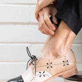 Desiree | Two-Tone Oxford Shoes