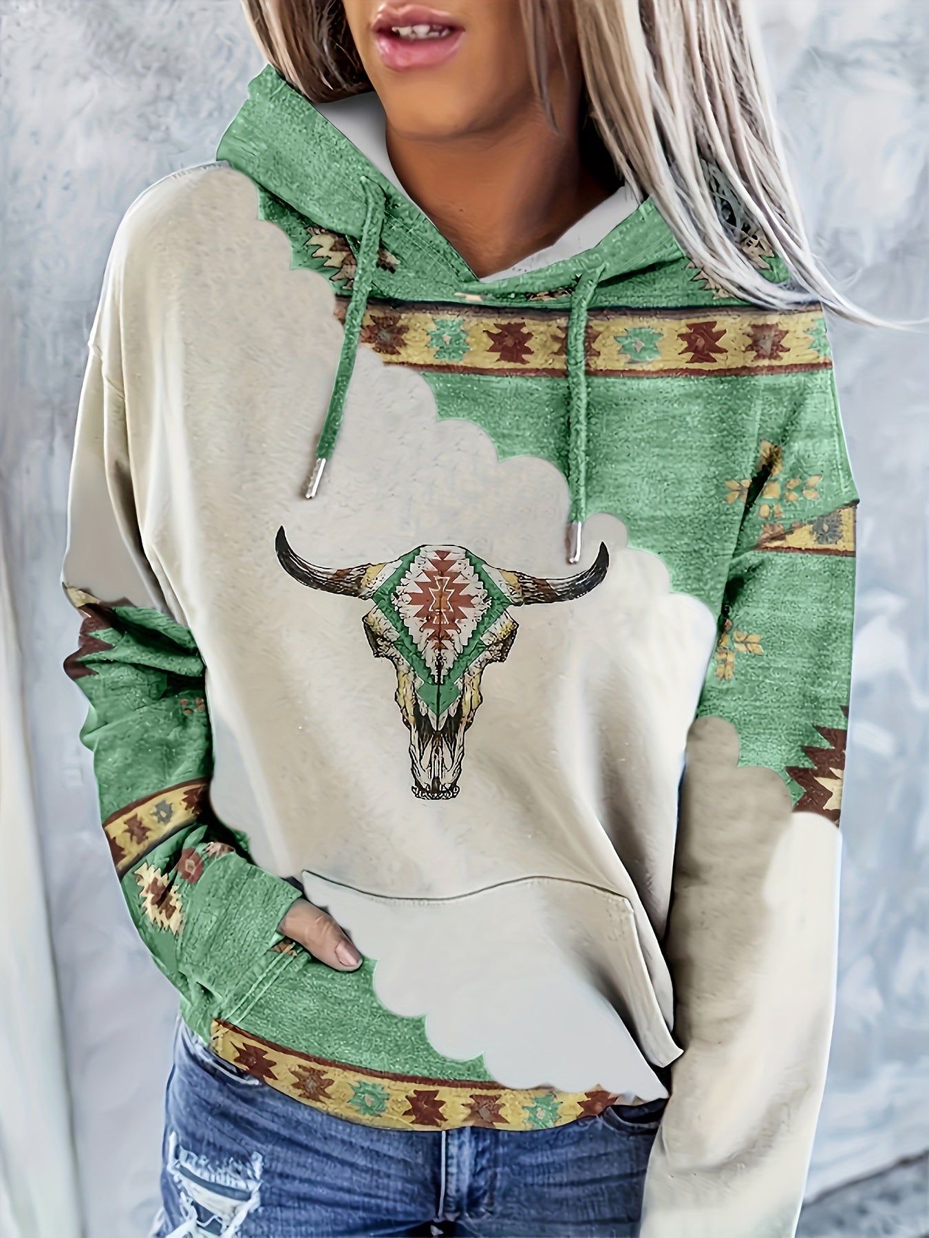 Jenna | Western Retro Hoodie