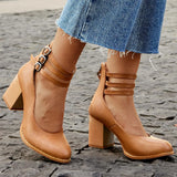 Ariana |  Triple Buckle Heels