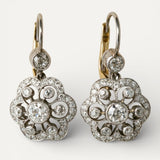 Vintage Mandala Earrings with Crystals