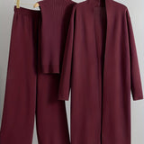 Camille | Modern Three-Piece Knit Set