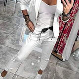 Oriane | Chic Two-Piece Blazer & Jogger Set