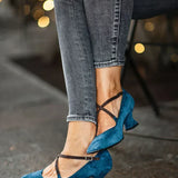 Amber | Elegant Strap Mid-Heels
