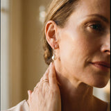 Earrings with Radiant Pearls