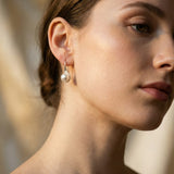 Elegant Teardrop Pearl Earrings