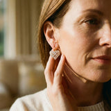 Elegant Crystal Heart-Shaped Earrings