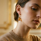 Opal Inlay Earrings