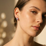Silver Opal Sea Turtle Necklace and Earrings Set