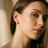 Silver Opal Sea Turtle Necklace and Earrings Set