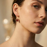 Red Heart Earrings