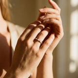 Platinum Ring with Heart-Shaped Opal and Diamond