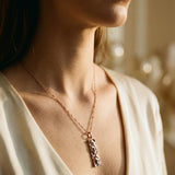 Elegant Silver and Gold Necklace