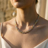 Elegant Gold and Silver Necklace
