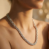 Elegant Glass and Gemstone Fish Tail Set