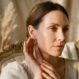 Elegant Gold Triangle Earrings