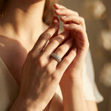 Vintage Silver Eternity Ring