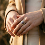Bohemian Meditation Ring with Crystals