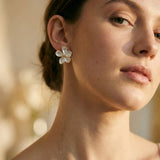 Gold Flower Earrings