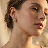 Dragonfly Earrings with Pearls