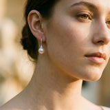 Earrings with Radiant Pearls